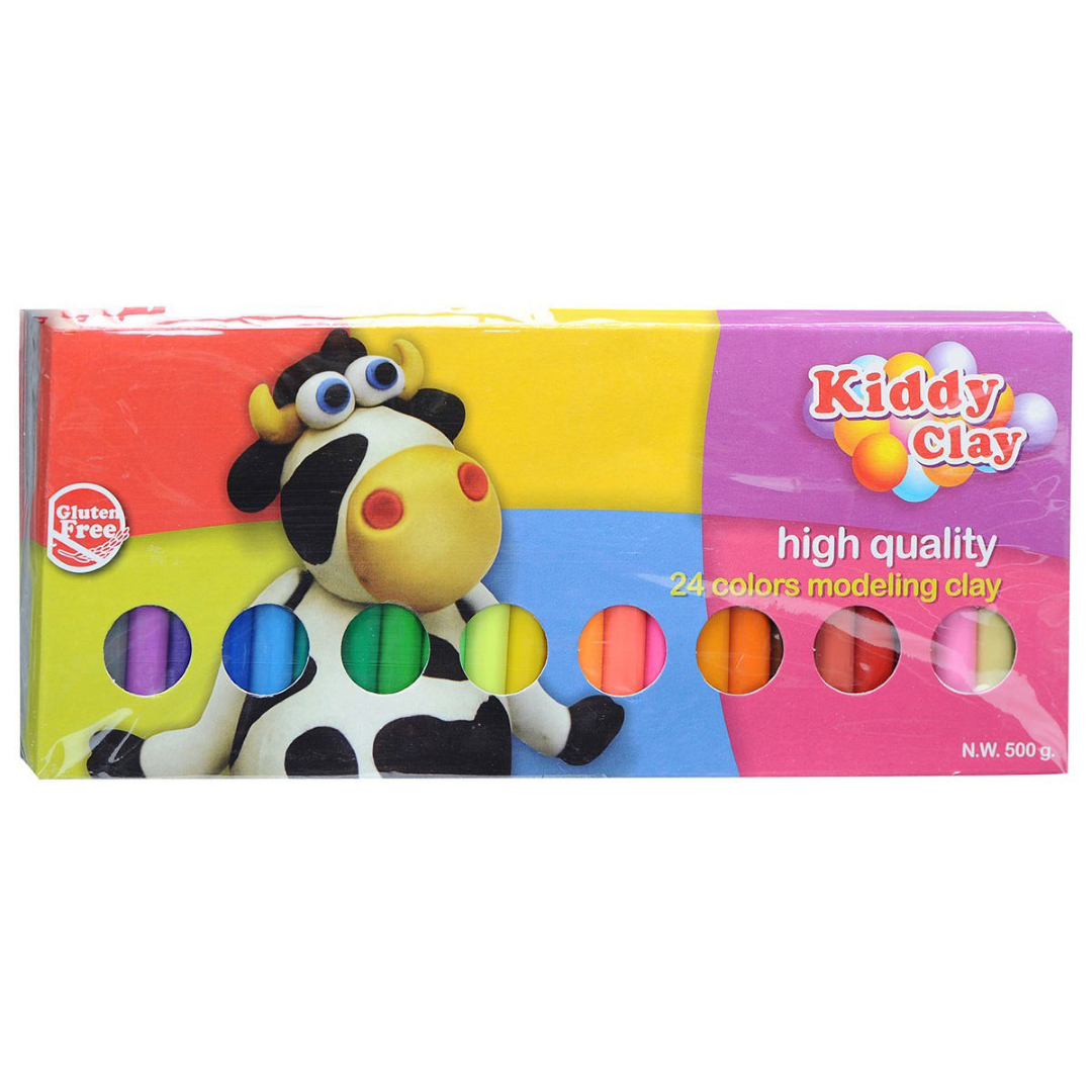 Kiddy Clay Modelling Clay 500gm Brown KC-PO-500-BN
